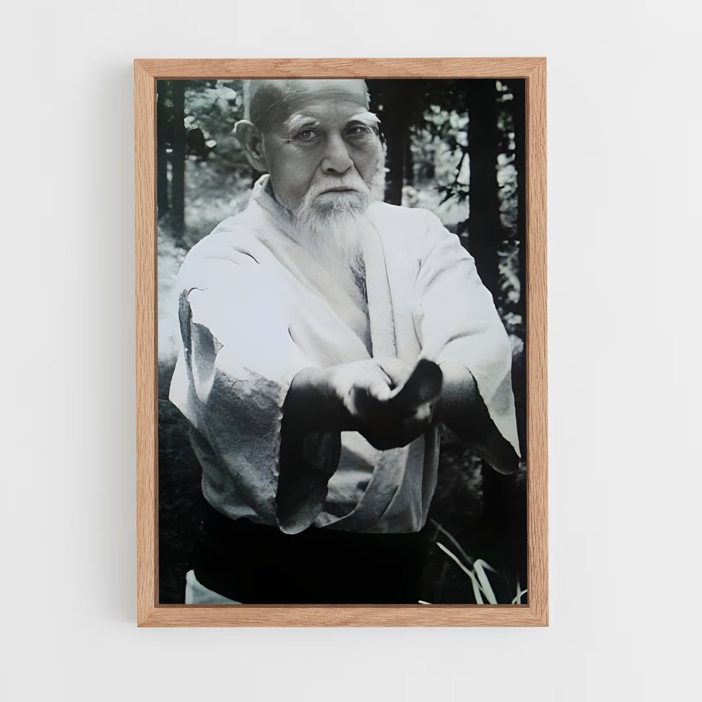 Poster Maître Ueshiba – affiche Aikido (vue 4)